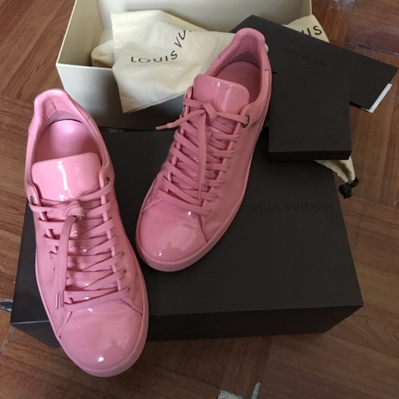 Louis Vuitton Shoes - Louis Vuitton Pink Patent Leather Front Row Shoes